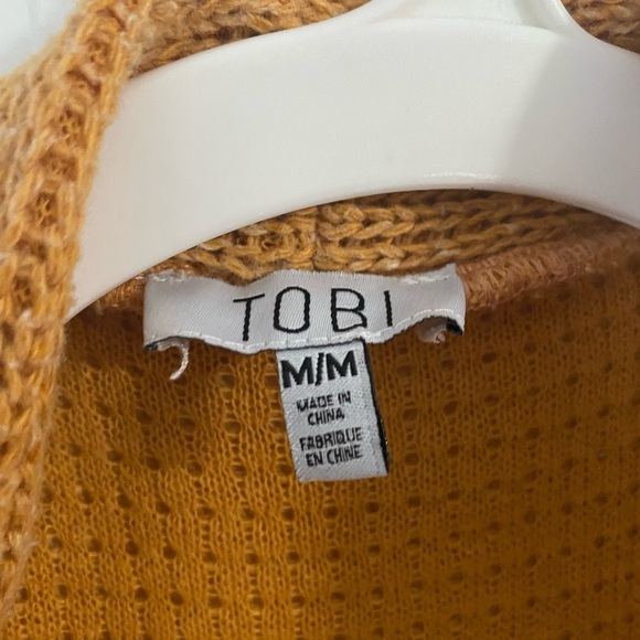 Tobi Womens mustard yellow sweater, Medium - Picture 6 of 7